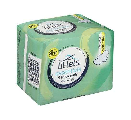 Sanitary Pads 8's - Unscented