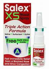 Salex XS Triple Action Nasal Spray 20ml