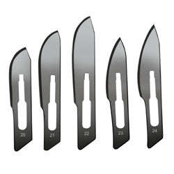 Scalpel Blades (Carbon Steel) 100/Packet - 24