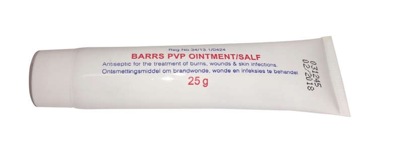 Barrs PVP Ointment 25g