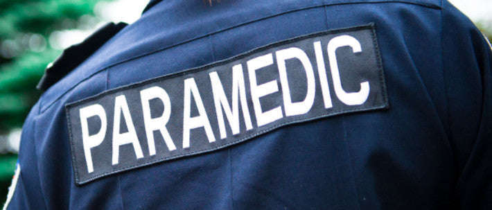Paramedic Print on Back of Jacket/Jump Suit