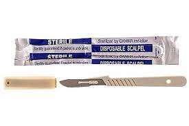 Disposable Scalpel Handle & Blade (Singles) - 23