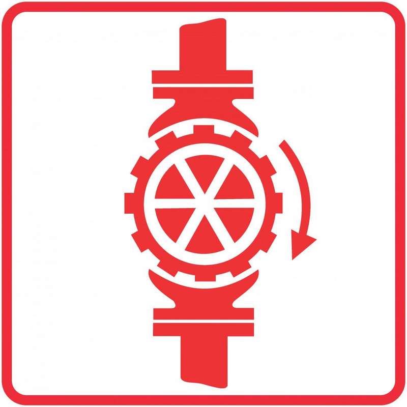Sprinkler Stop Valve safety sign