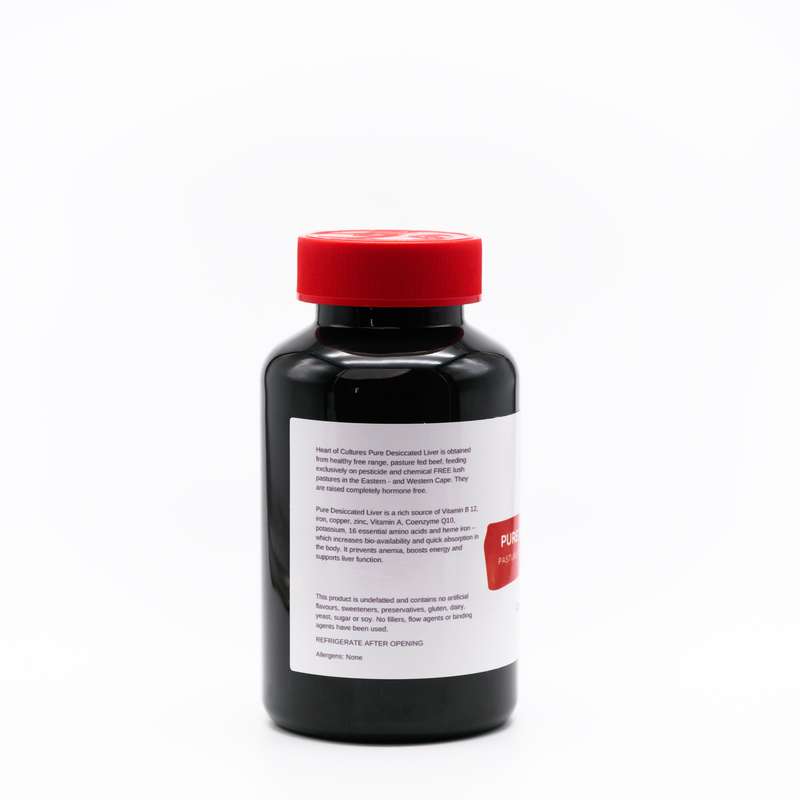 Desiccated Beef Liver - Grass-fed, free-range, 100% organic & hormone free