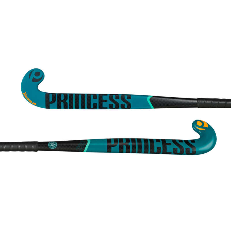 Princess 6 Star Hockey Stick Junior - 5/T-14 / 34 Inch / Green / Black