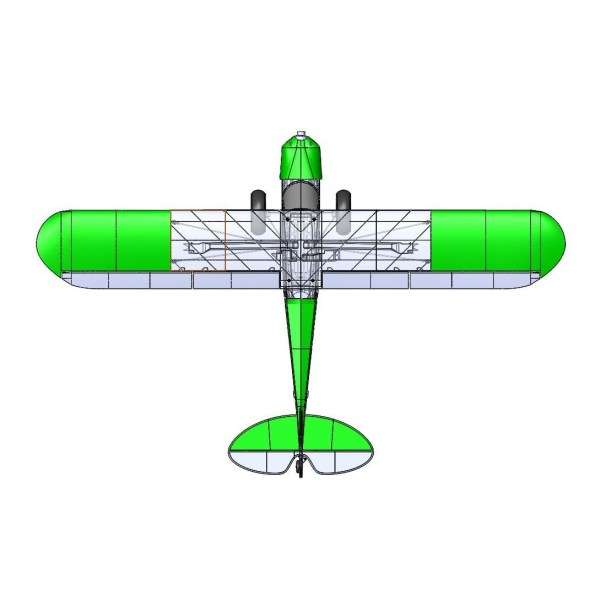 PIPER SUPER CUB - Print Only / Green