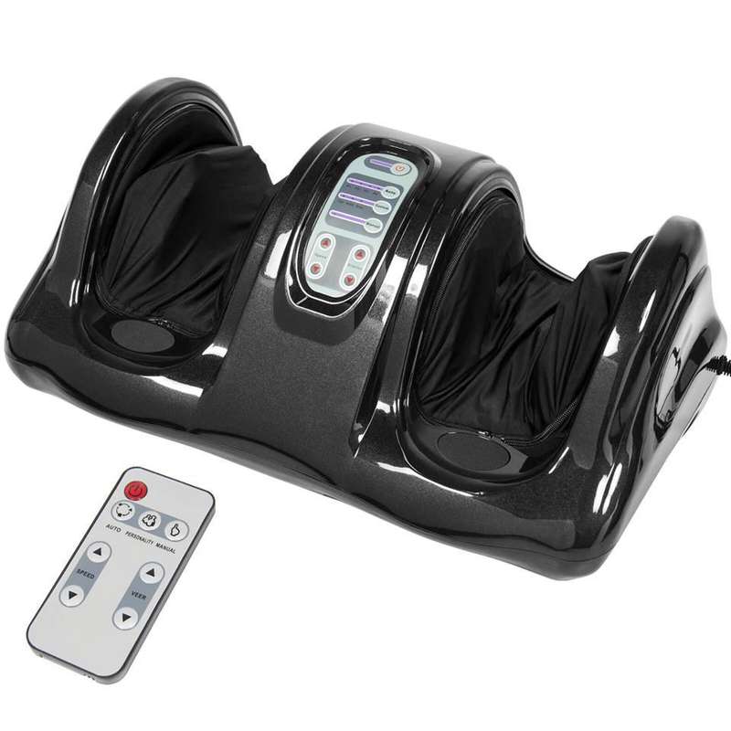 Massager Shiatsu Kneading Rolling Foot Leg Massager -Maroon