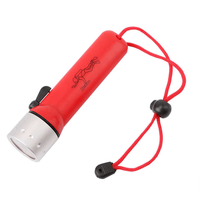LED Red Portable Waterproof Diving Flashlight AB-Z1040