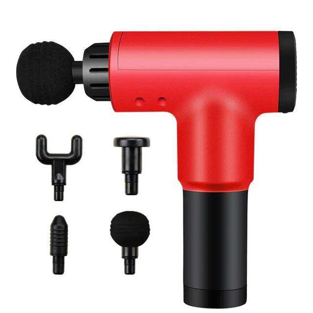 Fascial Massage Gun For  Muscle  Pain Relief And Body-Q-L820 - Red