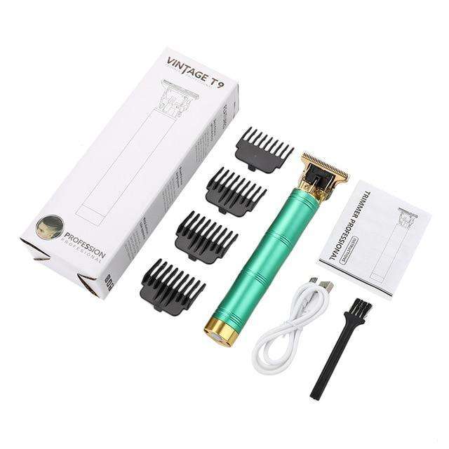 T Bald Head Hair Clipper Mower - Green