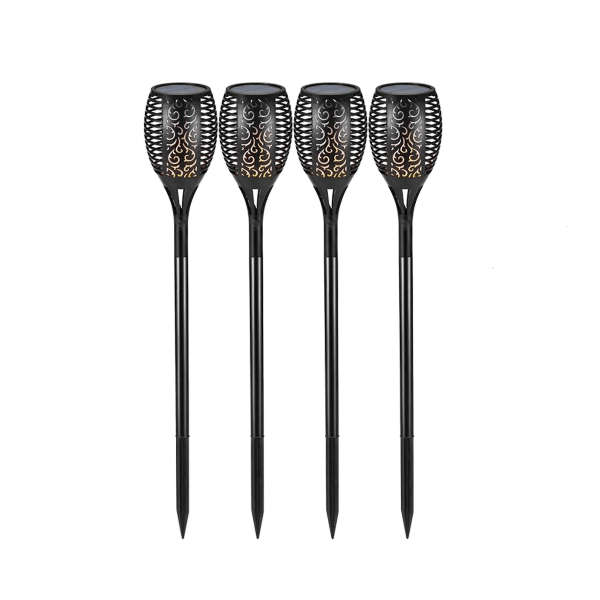 4Pcs Solar Powered LED  Flickering Flame  Light -TS-47