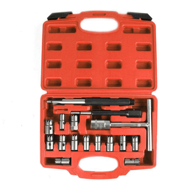 17Pcs Diesel Injector Seat Cutter Tool Set - LPD-1112