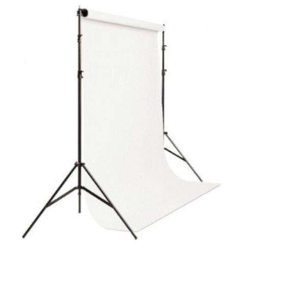 2M X 3M Photography Backdrop Screen and Support Stand - White