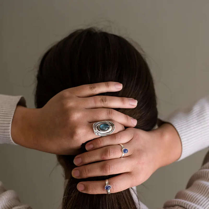 Labradorite Moonlit Mystique Ring  Unveil the Magic Within