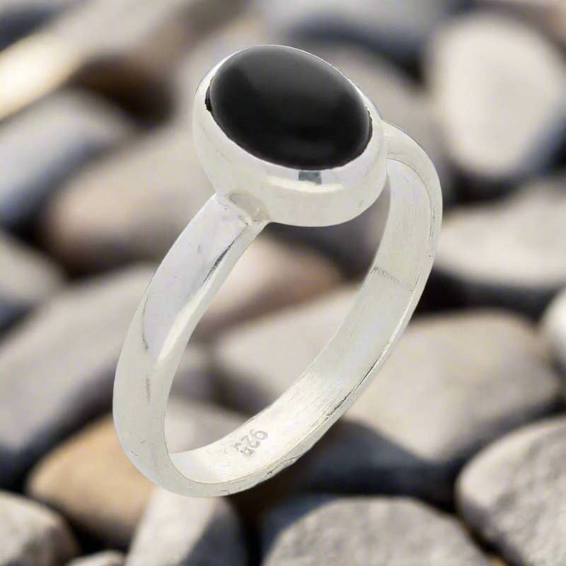 Black Onyx Ring  Strength, Confidence & Timeless Elegance