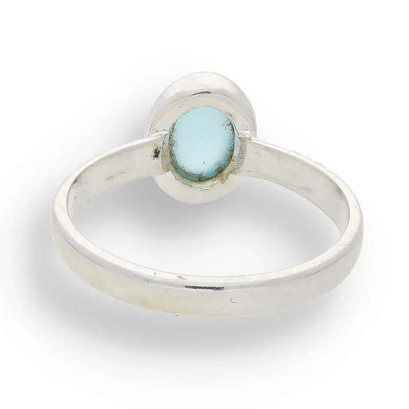 Blue Chalcedony Ring  Serenity & Self-Expression in Sterling Silver