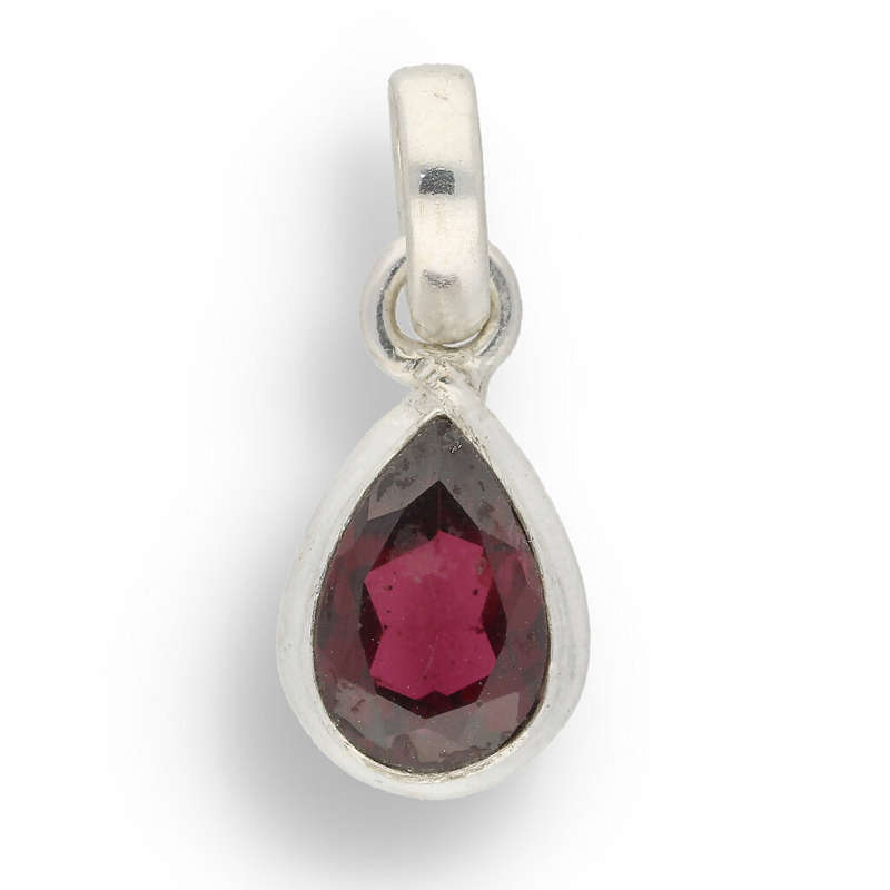 Celestial Drops Garnet Necklace - Stone of Passion and Strength