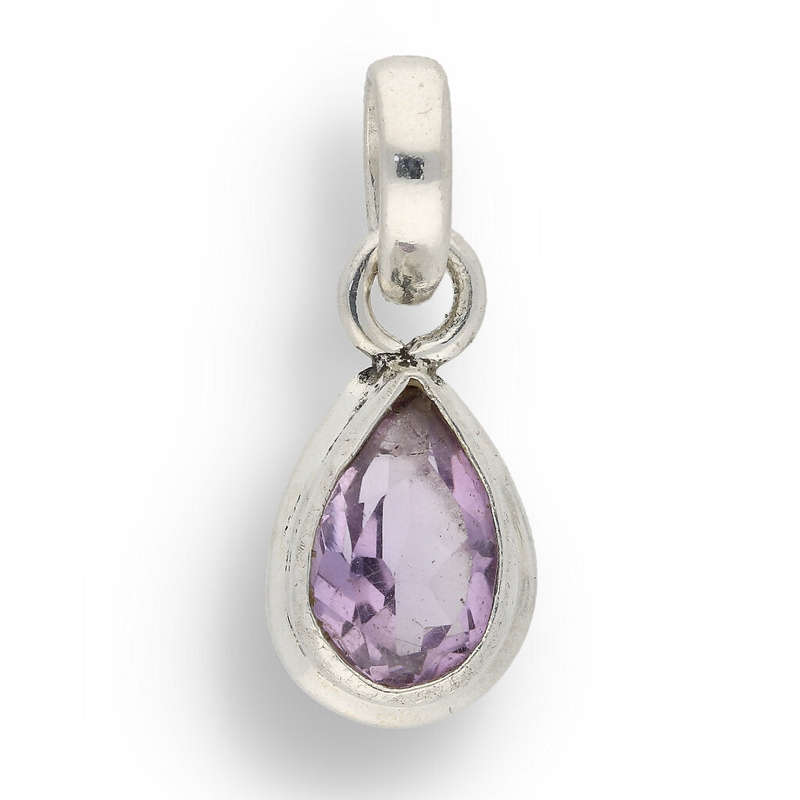 Celestial Drops Amethyst Necklace - Stone of Peace and Spiritual Wisdom