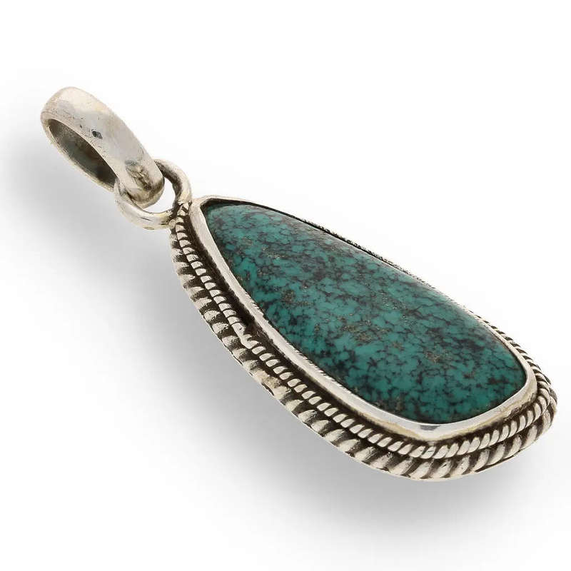 Chrysocolla Sterling Silver Pendant