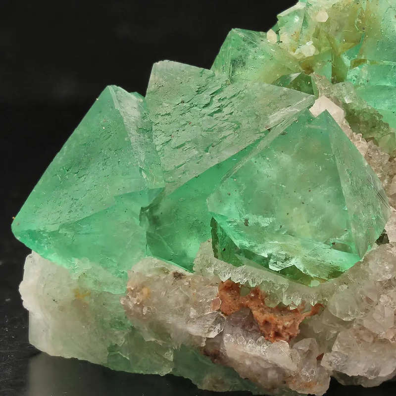 Exceptional Riemvasmaak Fluorite Cluster