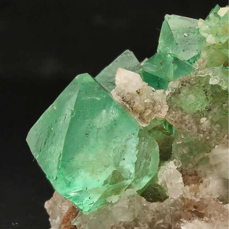 Exceptional Riemvasmaak Fluorite Cluster