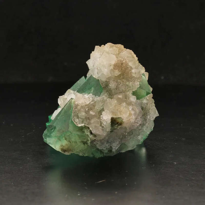 Riemvasmaak Fluorite with Quartz Crystals