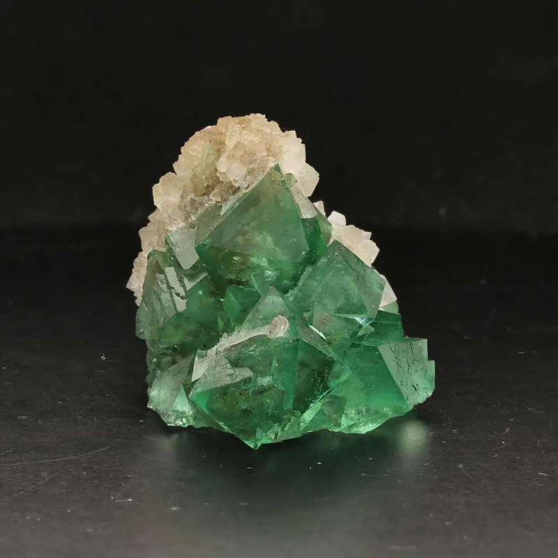 Riemvasmaak Fluorite with Quartz Crystals