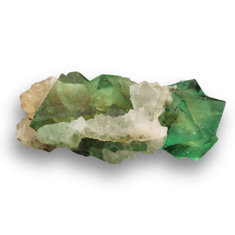Riemvasmaak Green Octahedral Fluorite Cluster