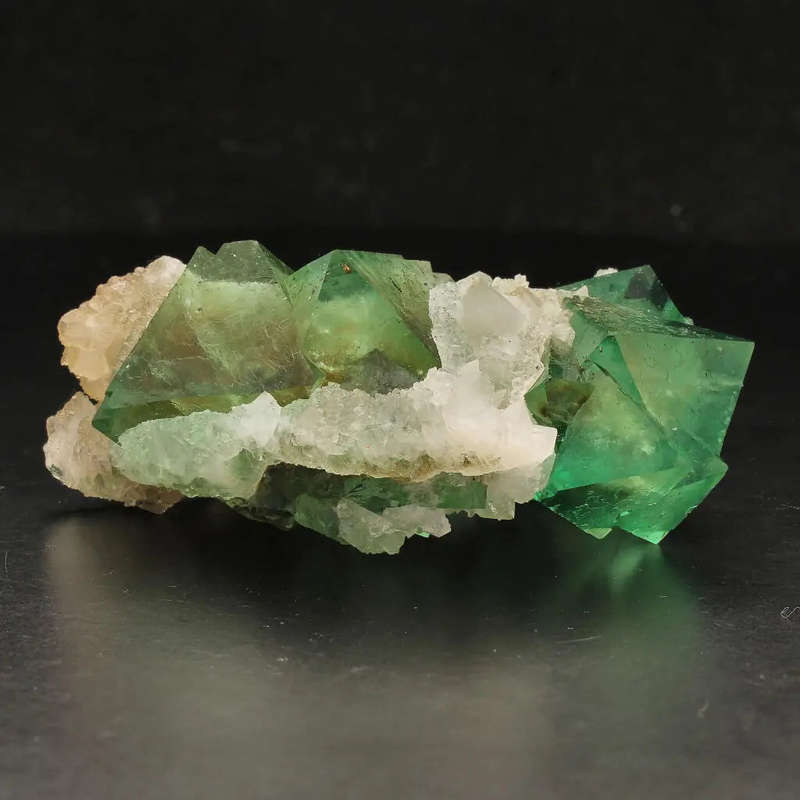 Riemvasmaak Green Octahedral Fluorite Cluster