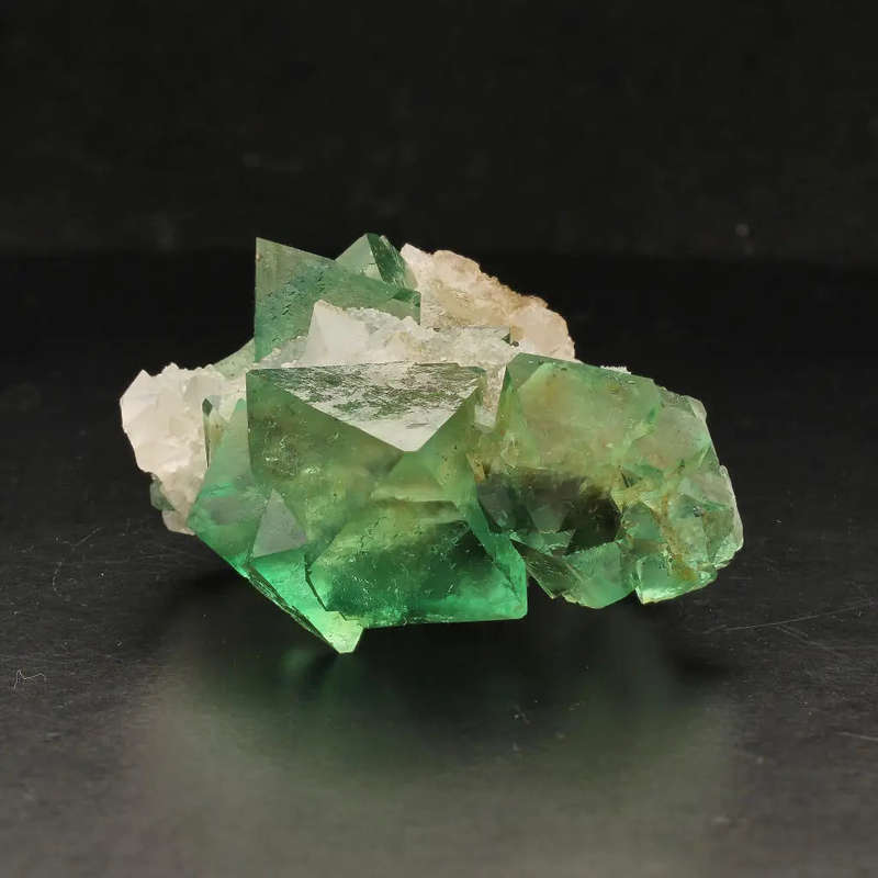 Riemvasmaak Green Octahedral Fluorite Cluster