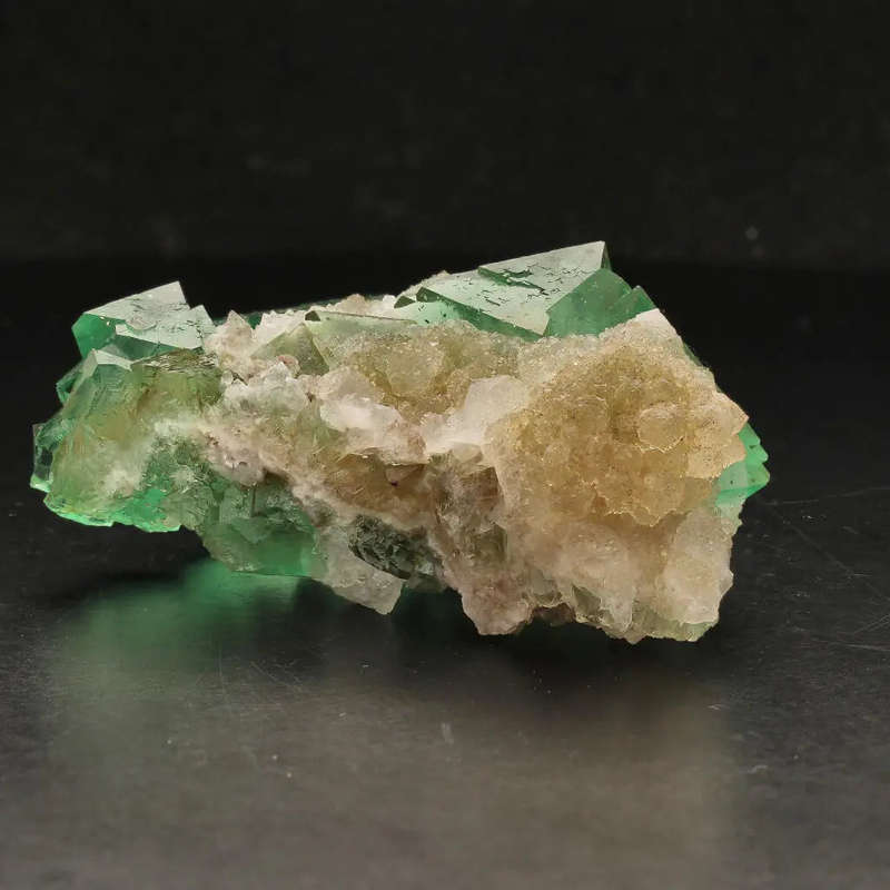 Riemvasmaak Green Octahedral Fluorite Cluster