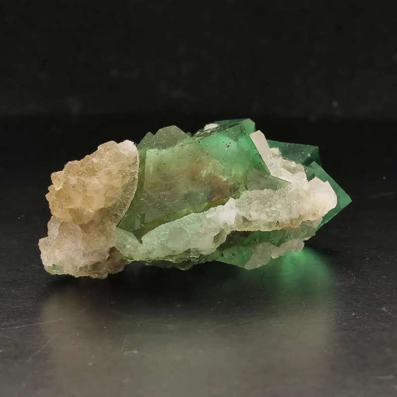 Riemvasmaak Green Octahedral Fluorite Cluster