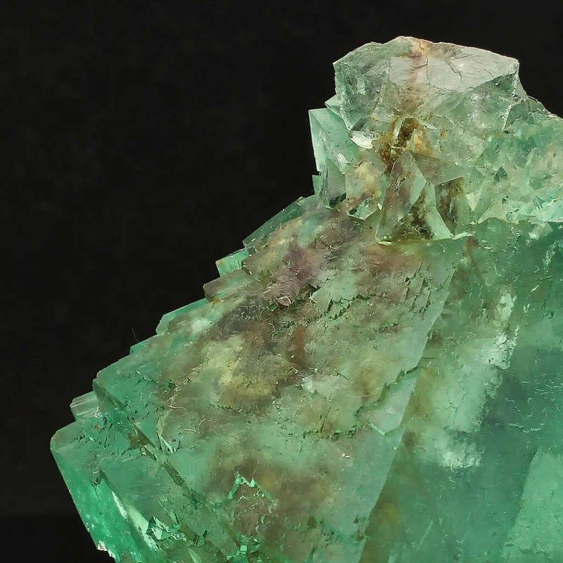 Double-Sided Octahedral Fluorite Cluster Specimen from Riemvasmaak