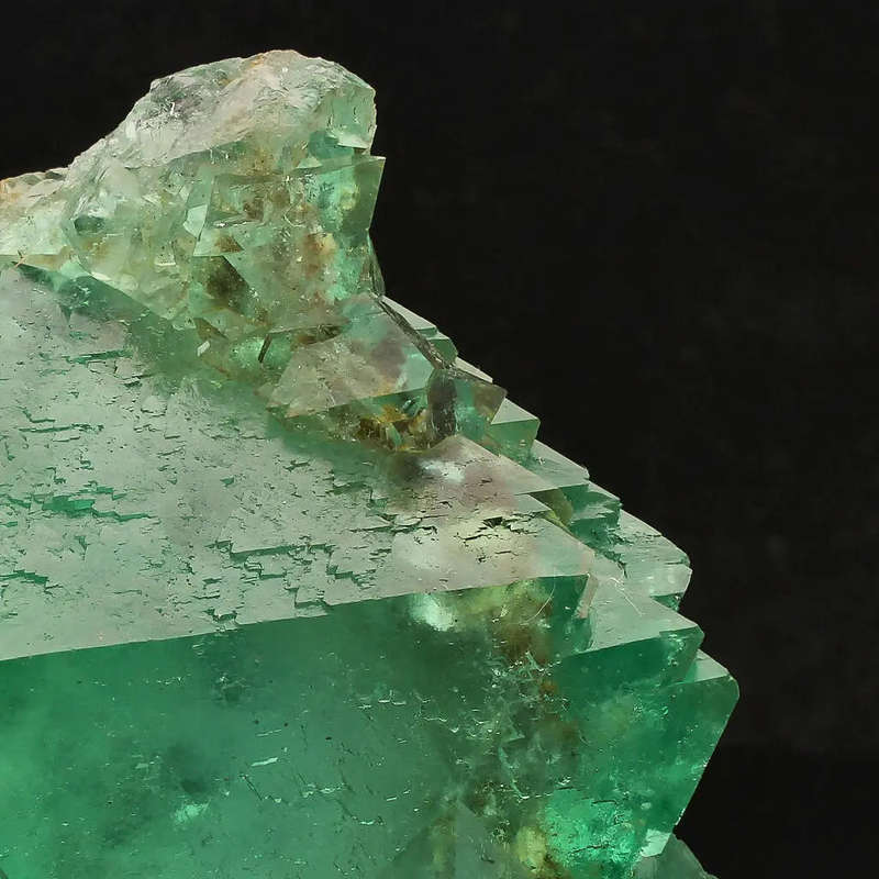 Double-Sided Octahedral Fluorite Cluster Specimen from Riemvasmaak