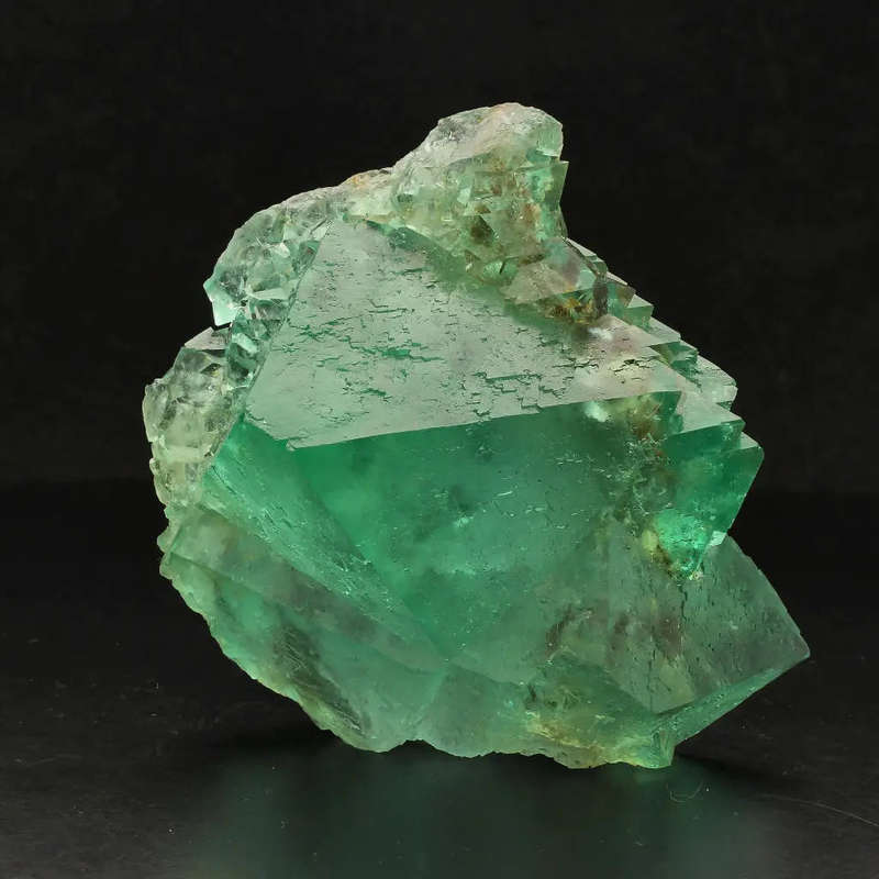 Double-Sided Octahedral Fluorite Cluster Specimen from Riemvasmaak