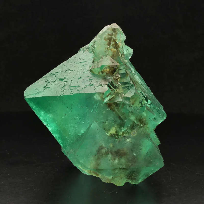 Double-Sided Octahedral Fluorite Cluster Specimen from Riemvasmaak