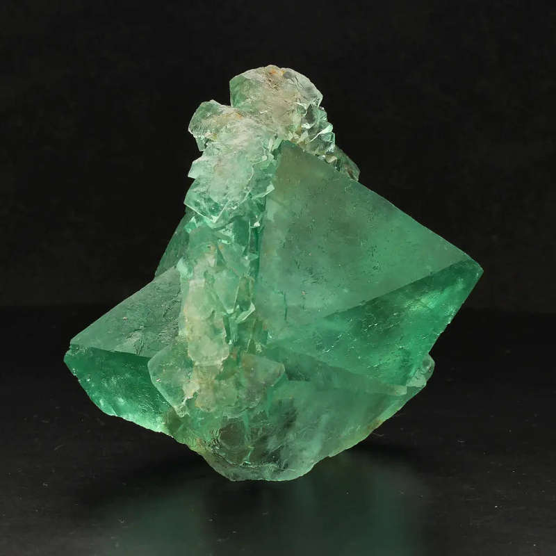 Double-Sided Octahedral Fluorite Cluster Specimen from Riemvasmaak