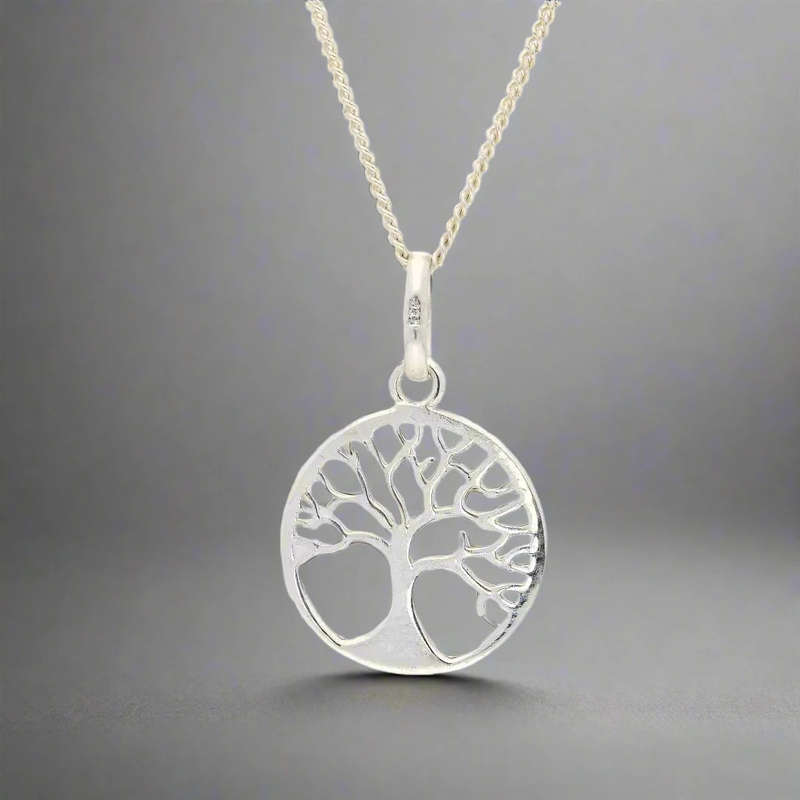 Sacred Tree of Life Silver Charm