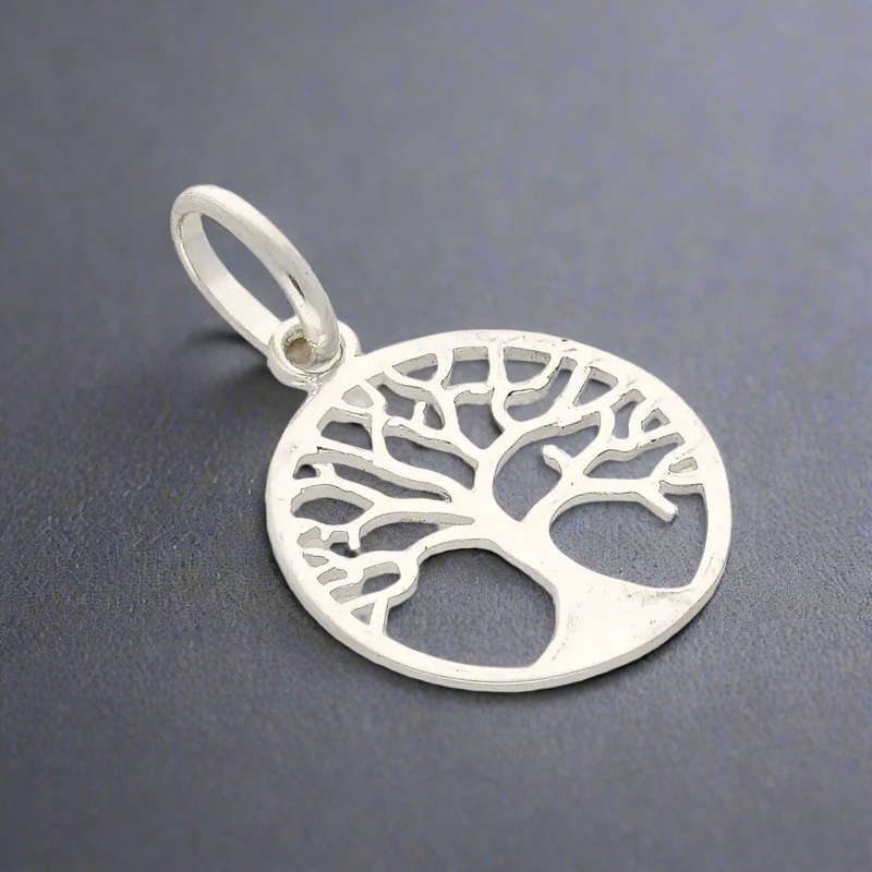 Sacred Tree of Life Silver Charm