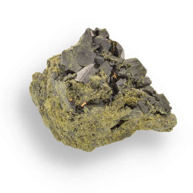 Epidote Crystal Cluster: Natural Healing from Peru's Depths