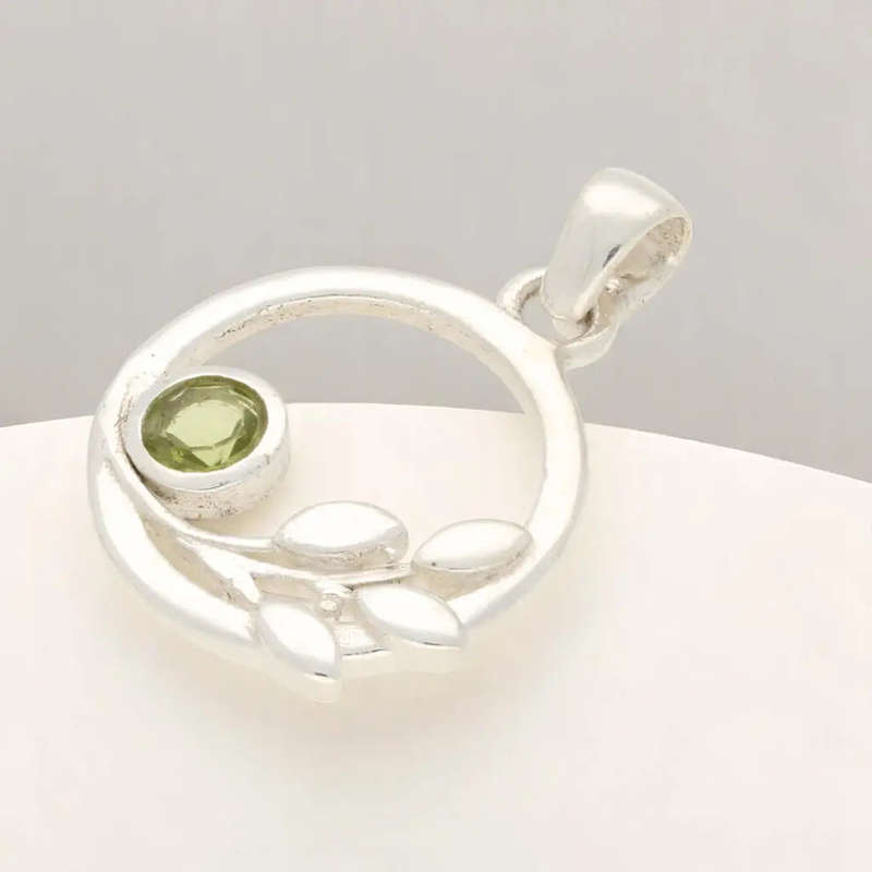 Nature's Touch - Peridot in Sterling Silver