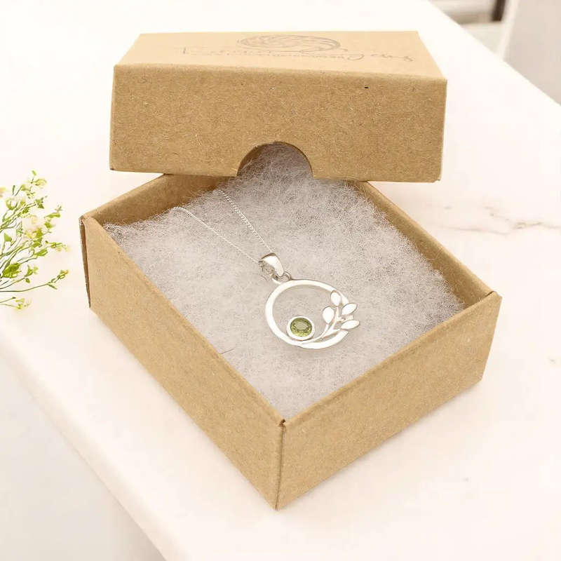 Nature's Touch - Peridot in Sterling Silver
