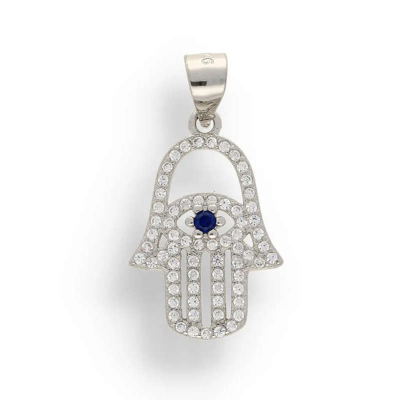 Shimmering Hamsa Charm of Protection