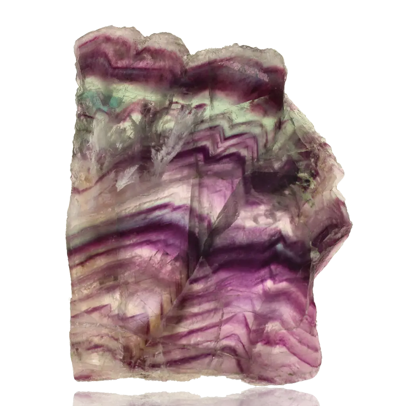 Fluorite Polished Slice  Clarity & Calm