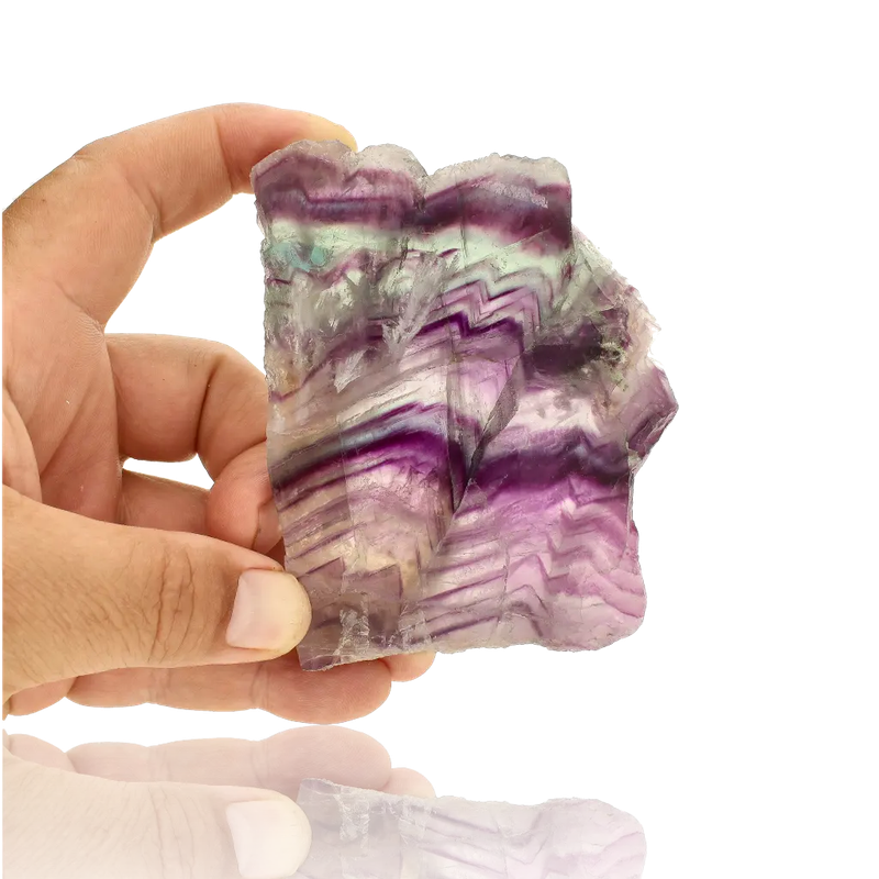 Fluorite Polished Slice  Clarity & Calm