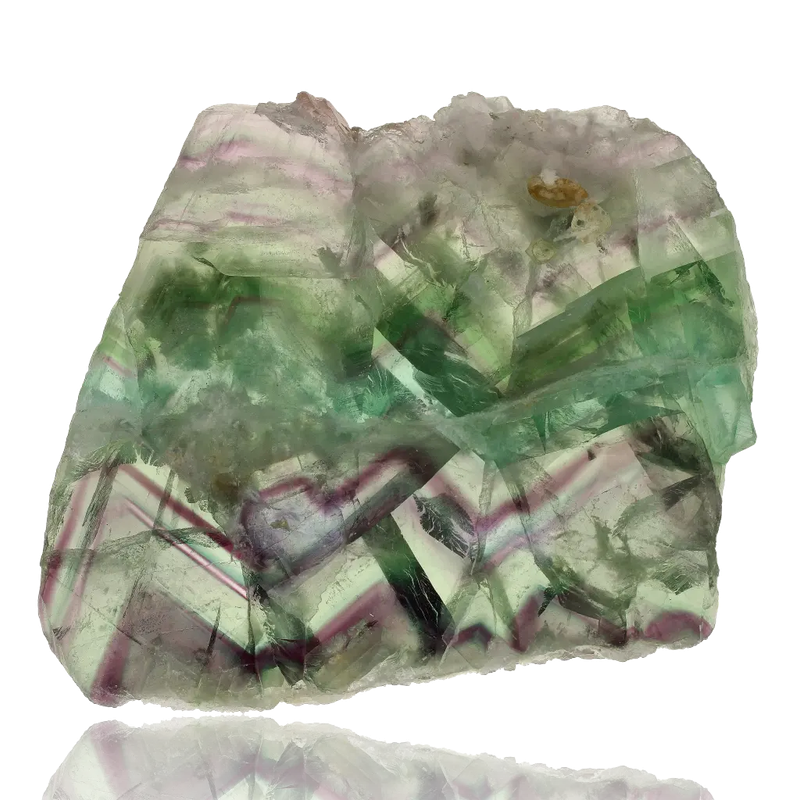 Fluorite Polished Slice  Focus & Serenity
