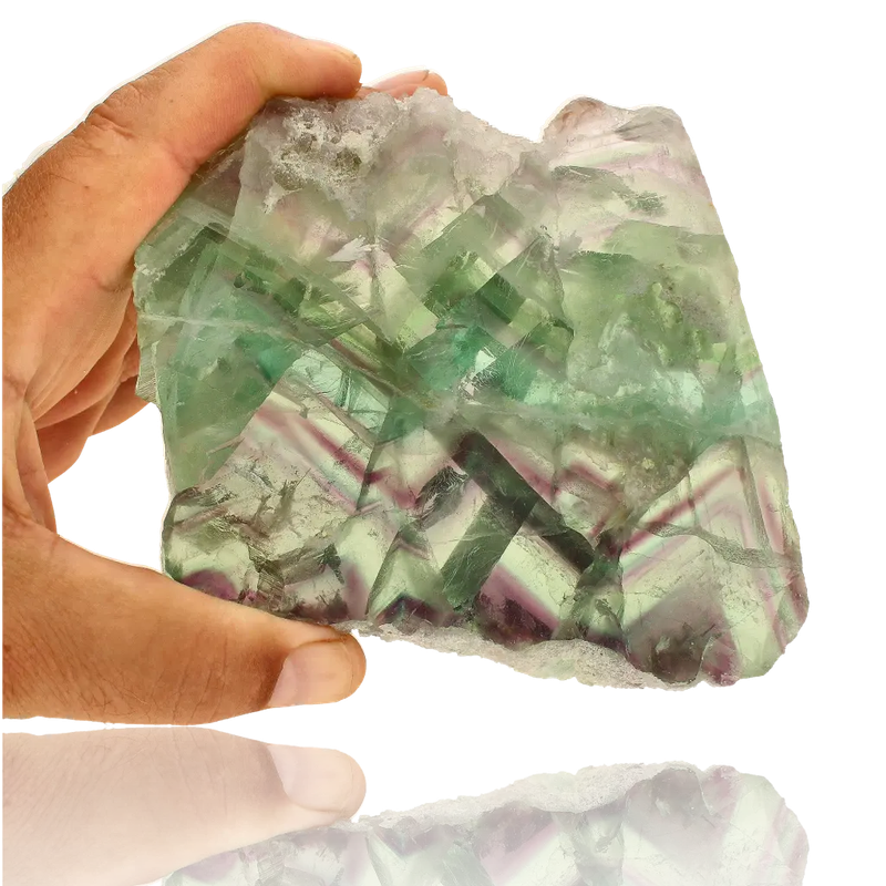 Fluorite Polished Slice  Focus & Serenity