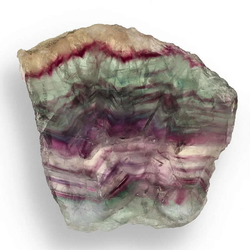 Fluorite Polished Slice  Natures Art in Stone