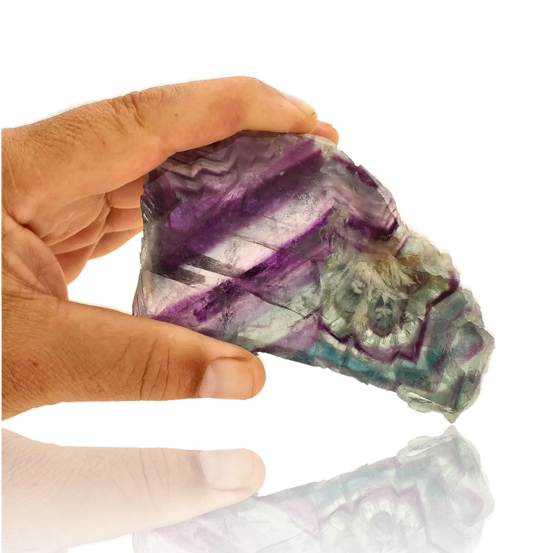 Fluorite Polished Slice  Harmony in Every Hue