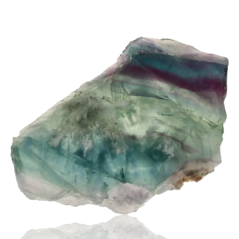 Fluorite Crystal Slice  Waves of Wisdom